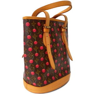 Louis Vuitton Cherry Bag Bucket Shoulder Monogram